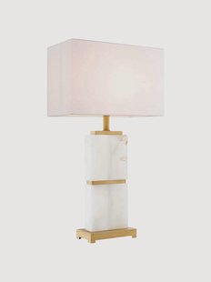 Handgemaakte albasten tafellamp Robbins