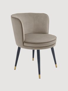 Fluwelen eetkamerstoel Grenada