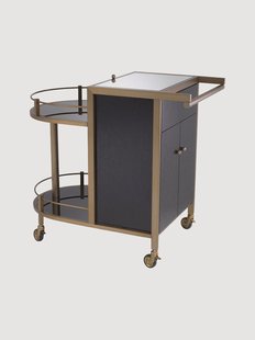 Metalen drankkar Bellini met spiegelblad