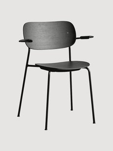 Houten armleunstoel Co