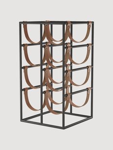 Wijnrek Umanoff van leer