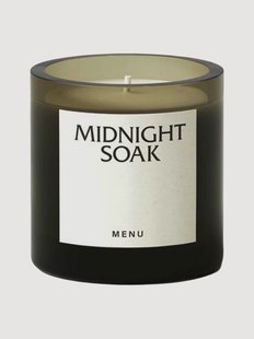 Geurkaars Midnight Soak (bittere sinaasappel, lavendel, vijg) in glas