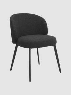 Boucl&eacute; eetstoelen Lloyd, 2-delig