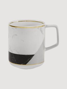 Porseleinen theekopje Carrara met goud