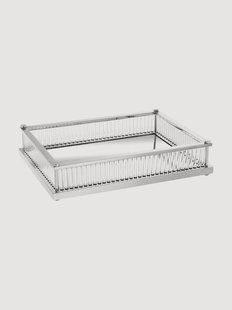 Handgemaakt decoratief dienblad Cora, verspiegeld