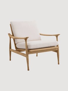 Tuin armstoel Manzo van teakhout