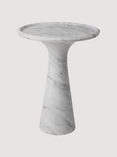 Ronde marmeren bijzettafel Pompano