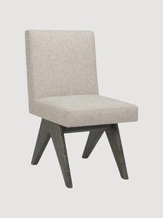 Handgemaakte houten stoel &Eacute;rudit met bekleding