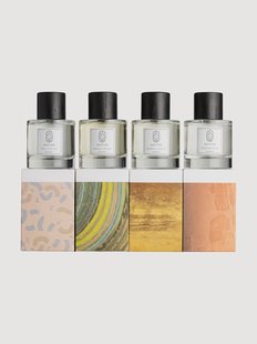 Parfum Mindful Collection (Parisian Embrace + Path of Lemons + Balade in Autumn + Esteemed Musk), 4 stuks