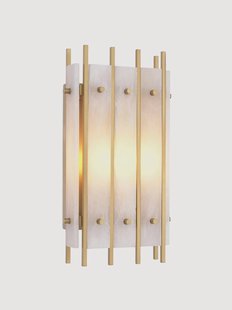 Wandlamp Sparks met albasten lampenkap