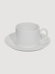 Porseleinen theekopje Cesta met schoteltje