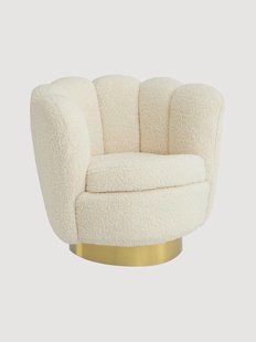 Handgemaakte teddy draaifauteuil Mirage