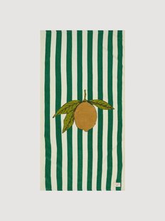 Kind strandlaken Antique Stripe van biokatoen