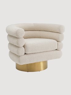 Boucl&eacute; draaistoel Maguire