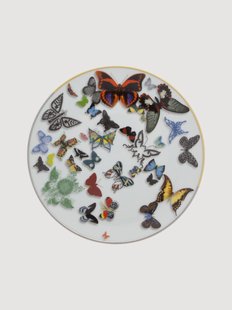 Porseleinen ontbijtborden Butterfly Parade, 4-delig