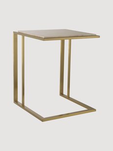 Bijzettafel Cocktail met travertijn blad