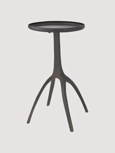 Ronde metalen bijzettafel Laura