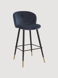 Handgemaakte fluwelen barkruk Volante