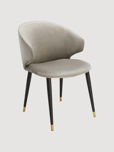 Fluwelen eetkamerstoel Volante