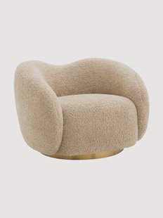 Handgemaakte teddy draaifauteuil Diego