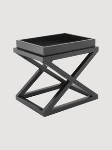 Handgemaakte houten bijzettafel McArthur