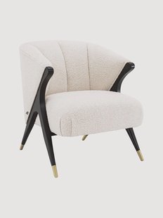 Boucl&eacute; fauteuil Pavone