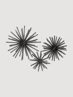 Handgemaakte decoratieve objecten Meteor, 3-delig