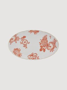 Porseleinen ovale serveerschaal Coralina