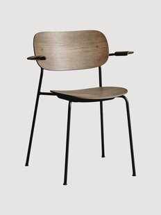 Houten armleunstoel Co