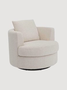 Boucl&eacute; draaistoel Felix