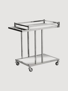 Handgemaakte bar cart Beverly, verspiegeld
