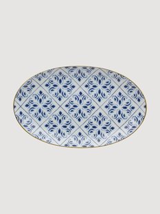 Porseleinen kleine serveerplateaus Transatl&aacute;ntica, 6-delig