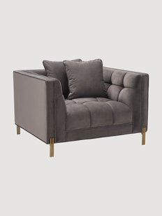 Fluwelen armstoel Sienna