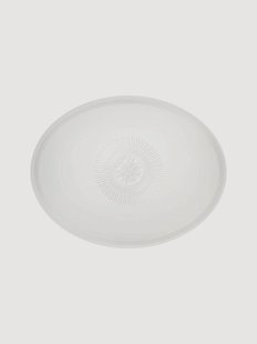 Porseleinen ovale serveerschaal Ornament