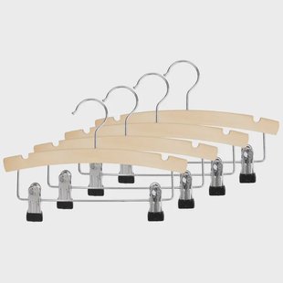 Prénatal kledinghanger hout met klem 4 stuks