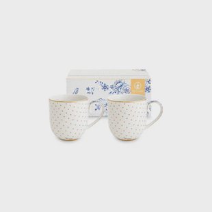 Pip Studio mok Royal White (260 ml) (set van 2)