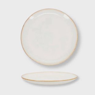 Salt & Pepper Ontbijtborden / Dessertborden Artisan Wit – ø 20 cm – 4 Stuks