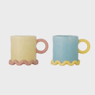 Bloomingville mok Polly (set van 2) (350 ml)