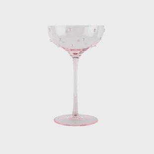 Lepelclub - Champagne Coupe - Parel - Roze