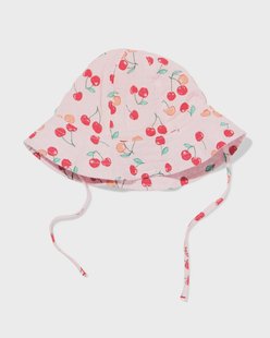 HEMA Babyhoed mousseline fruit roze (roze)