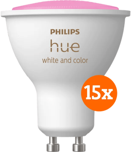 Philips Hue White and Color GU10 15-pack
