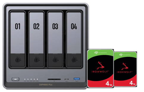 UGREEN NASync DXP4800 Plus + Seagate Ironwolf 4TB Duo Pack