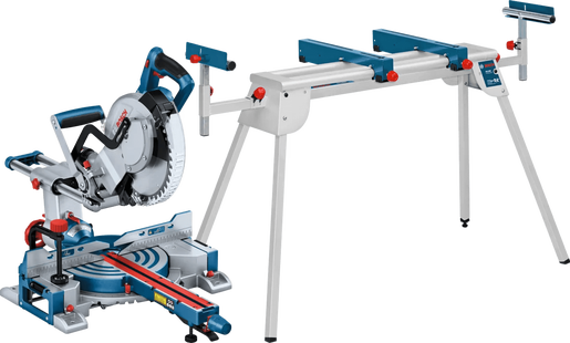 Bosch Professional GCM 18V-254 D (zonder accu) + Onderstel