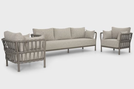 Santika Miyora stoel-bank loungeset 3-delig