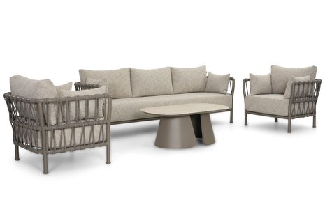 Santika Miyora stoel-bank loungeset 4-delig