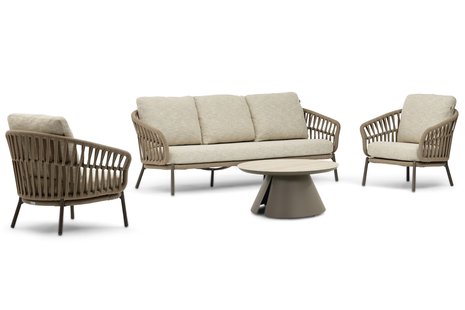 Coco Viento/Cayora 80 cm stoel-bank loungeset 4-delig