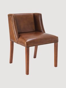 Leren eetkamerstoel St. James