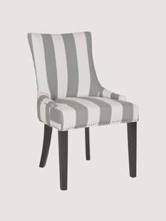 Gestoffeerde stoelen Lester met houten poten, 2-delig