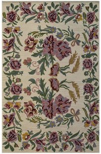 Vloerkleed Blossom handgemaakt wol | Bakero