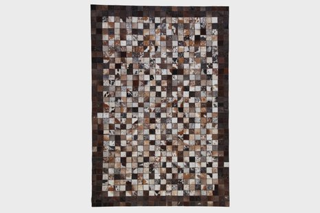 Vloerkleed Paula handgemaakt leer | Bakero